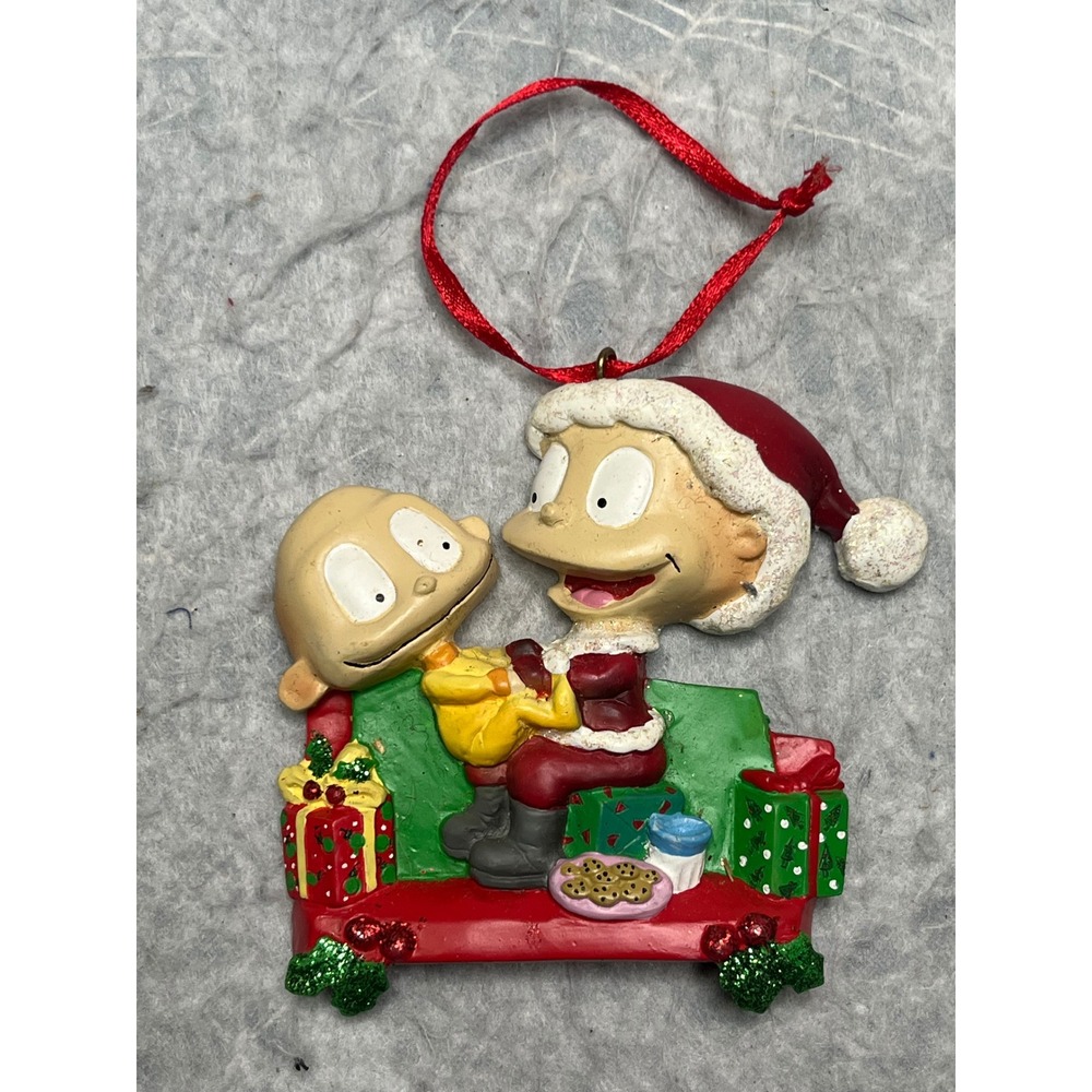 Vintage 2002 Rugrats‎ Tommy Dill Pickles Christmas Ornament Nickelodeon  3.5"